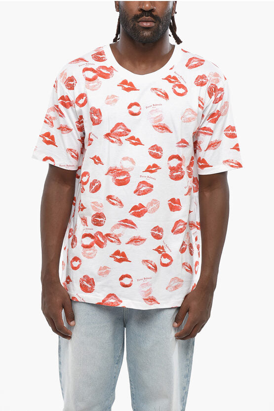 クルーネック Tシャツ ウィズ オールオーバー プリント