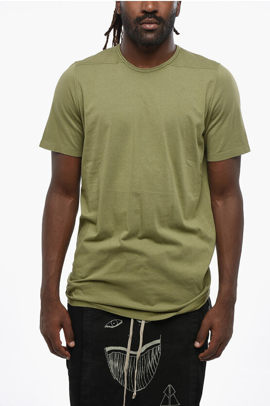 ソリッド カラー クルーネック Tシャツ