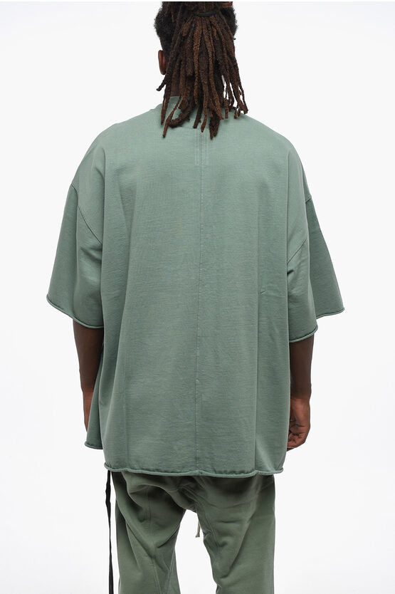 オーバーサイズ フィット クルーネック Tシャツ ウィズ ロゴ ディテール