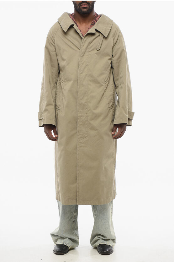 Balenciaga/バレンシアガ｜コットン オーバーサイズ トレンチ コート