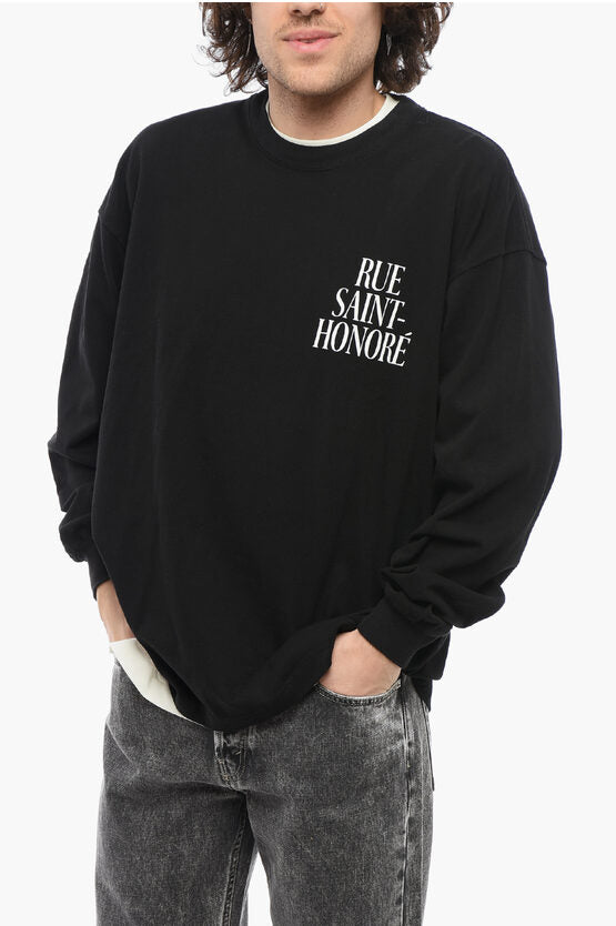 ロング スリーブ クルーネック Tシャツ