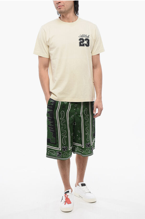 エンブロイダード 23 Tシャツ ウィズ スリム フィット