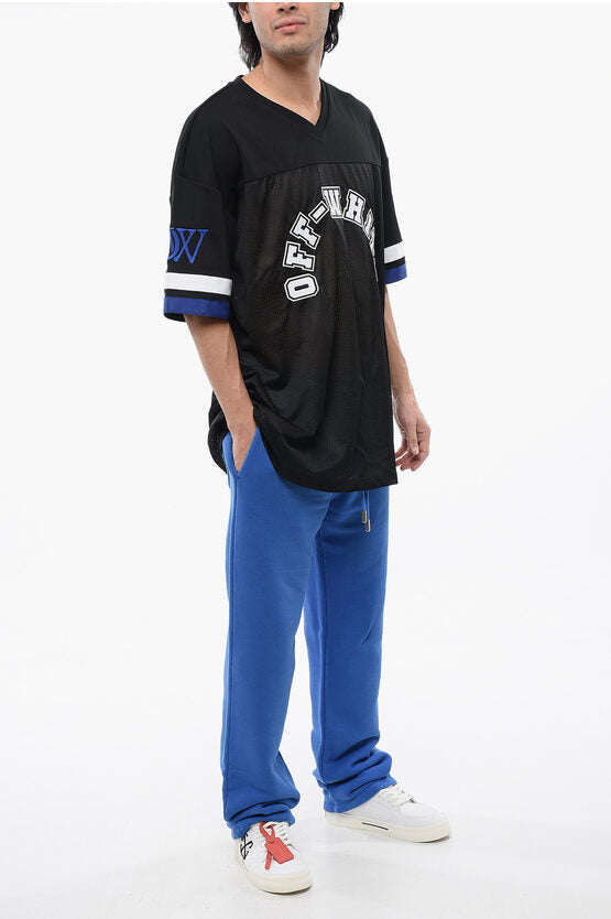エンブロイダード メッシュ FOOTBALL フットボール Tシャツ