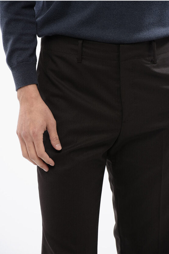 ストライプ ストレート フィット パンツ