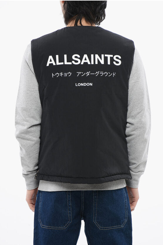 リバーシブル スリーブレス ジャケット