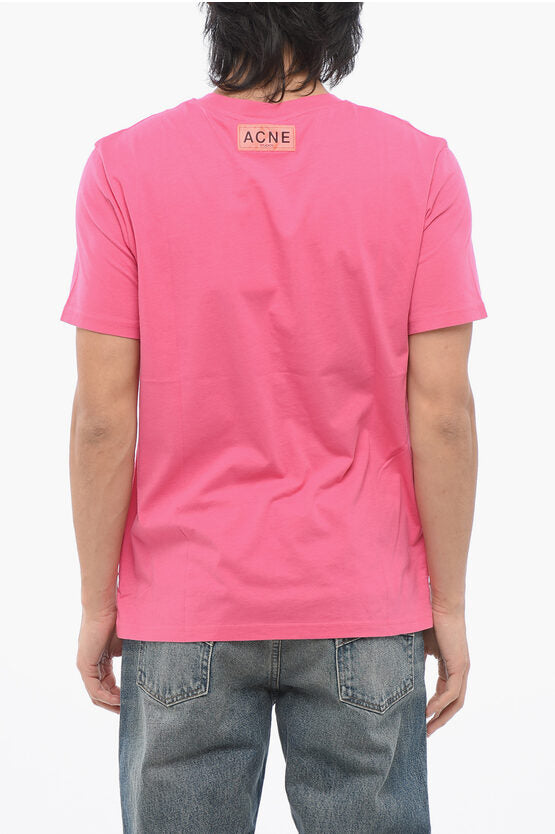 コットン クルーネック Tシャツ ウィズ コントラスト プリント