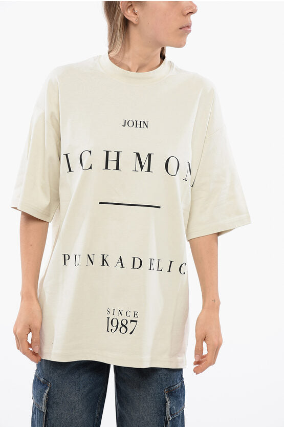 オーバーサイズ Tシャツ ウィズ コントラスティング プリント