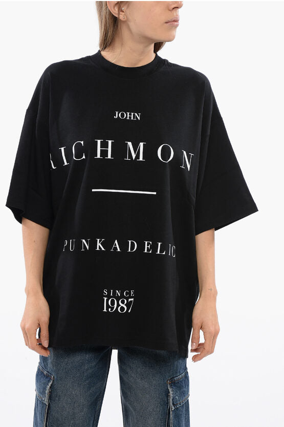 オーバー Tシャツ ウィズ コントラスティング プリント