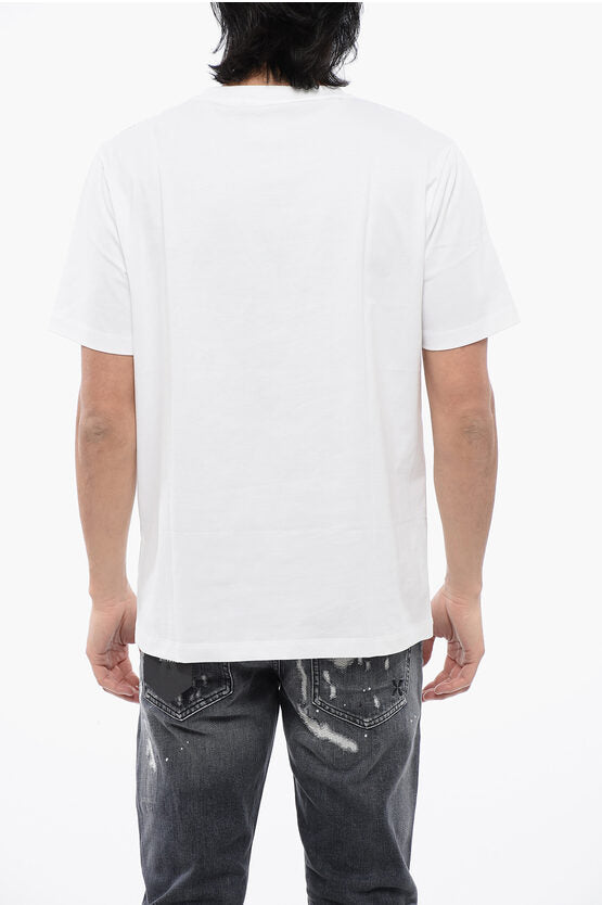 レギュラー フィット Tシャツ ウィズ ネックレス プリント