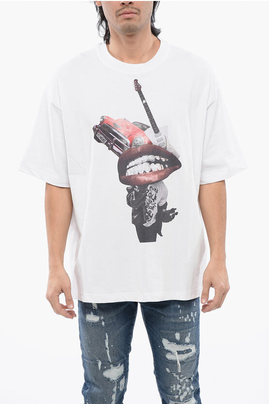 プリント オーバーサイズ フィット Tシャツ