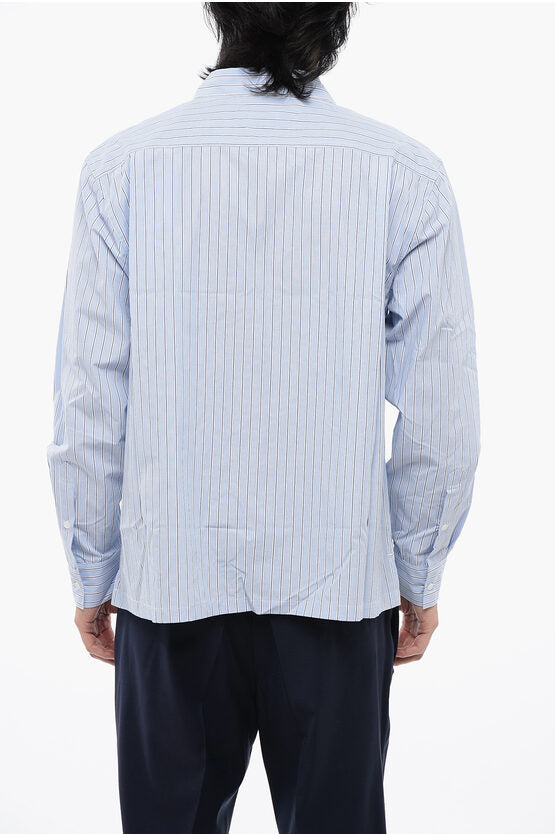 ジップ ポール ボクシー フィット シャツ