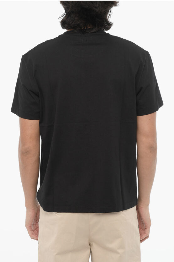 コットン クルーネック Tシャツ ウィズ プリント