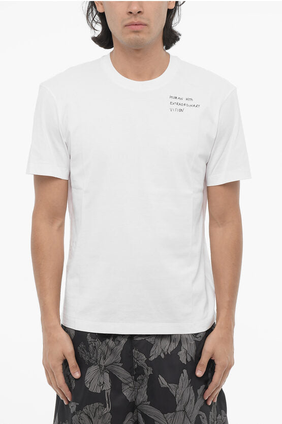 スリム フィット ヒューマン ウィズ ビジョン クルーネック Tシャツ