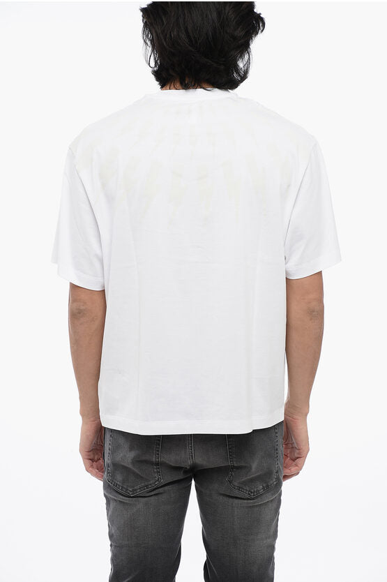 ショルダー サンダーボルト コットン Tシャツ