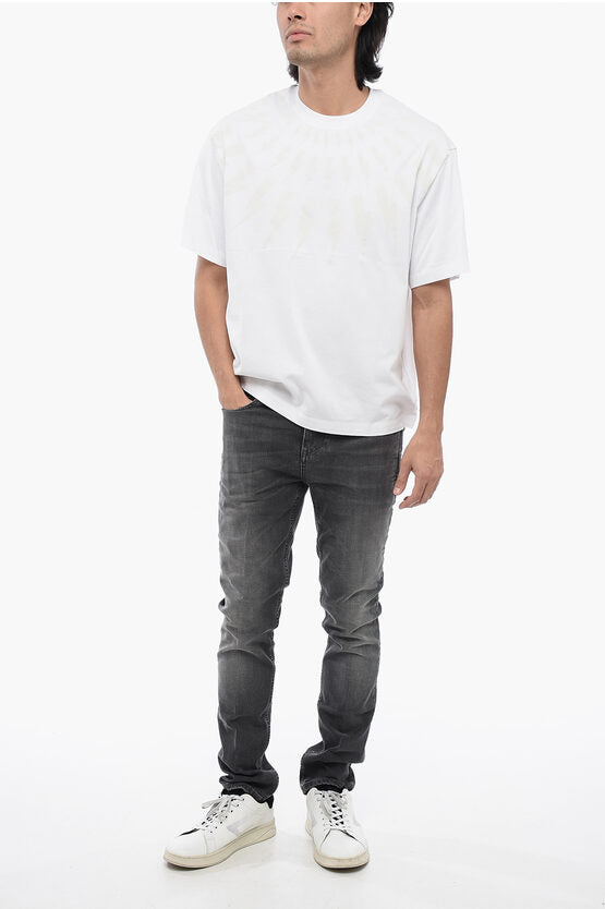 ショルダー サンダーボルト コットン Tシャツ
