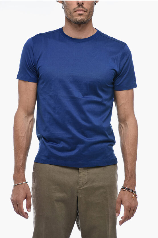 ソリッド カラー クルーネック Tシャツ