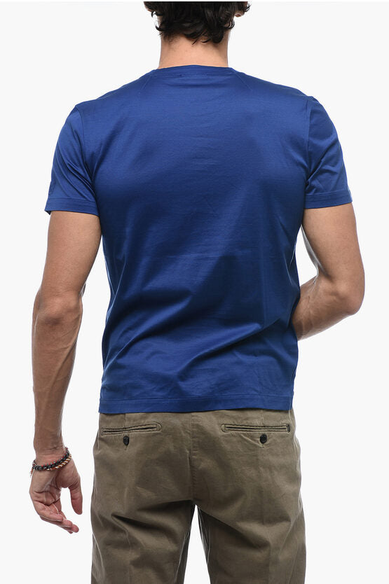 ソリッド カラー クルーネック Tシャツ