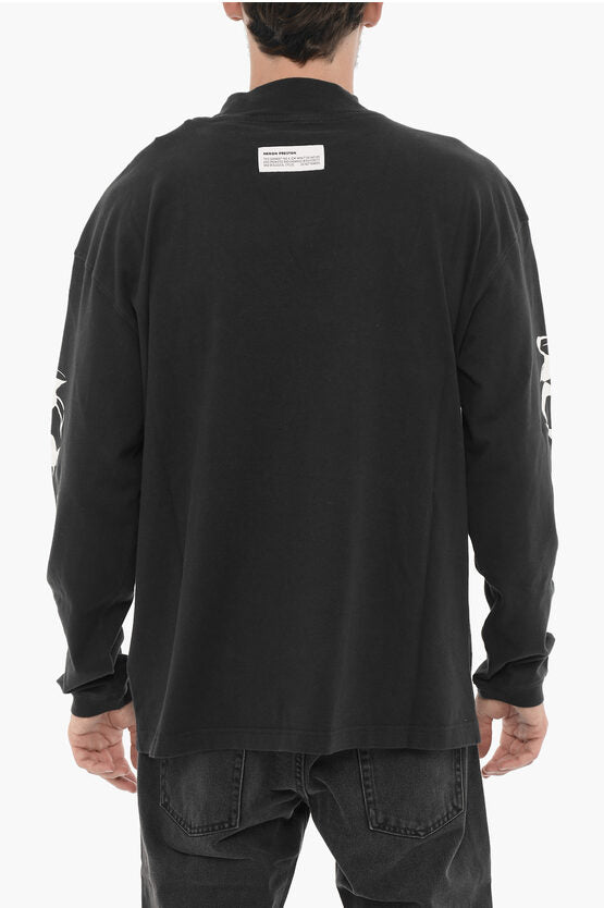 ロング スリーブ タートルネック Tシャツ