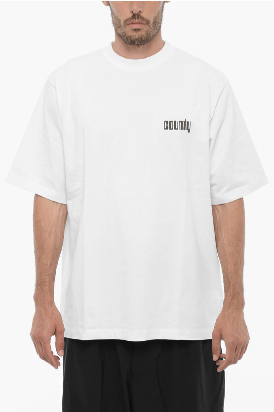 プリント ゴッド クルーネック Tシャツ
