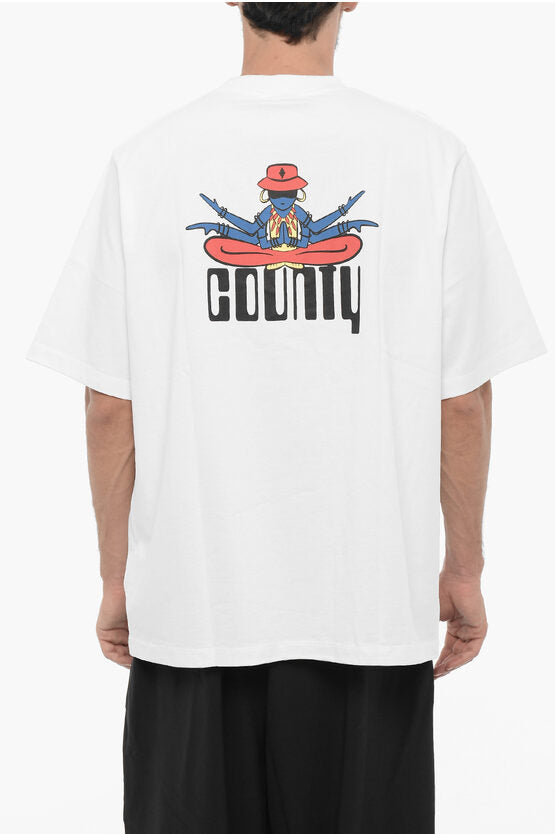 プリント ゴッド クルーネック Tシャツ