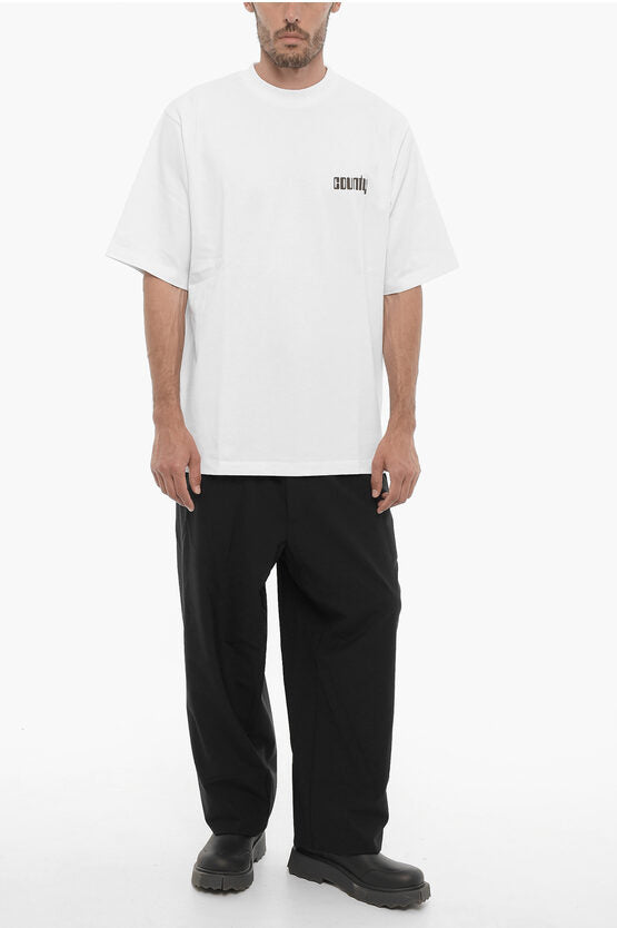 プリント ゴッド クルーネック Tシャツ