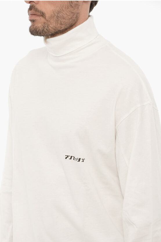 ロング スリーブ タートルネック Tシャツ