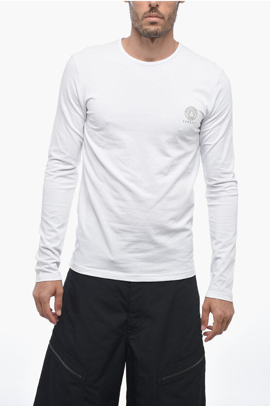 セット 2 ロング スリーブ Tシャツ ウィズ ロゴ