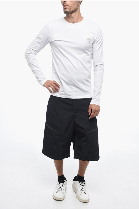 セット 2 ロング スリーブ Tシャツ ウィズ ロゴ