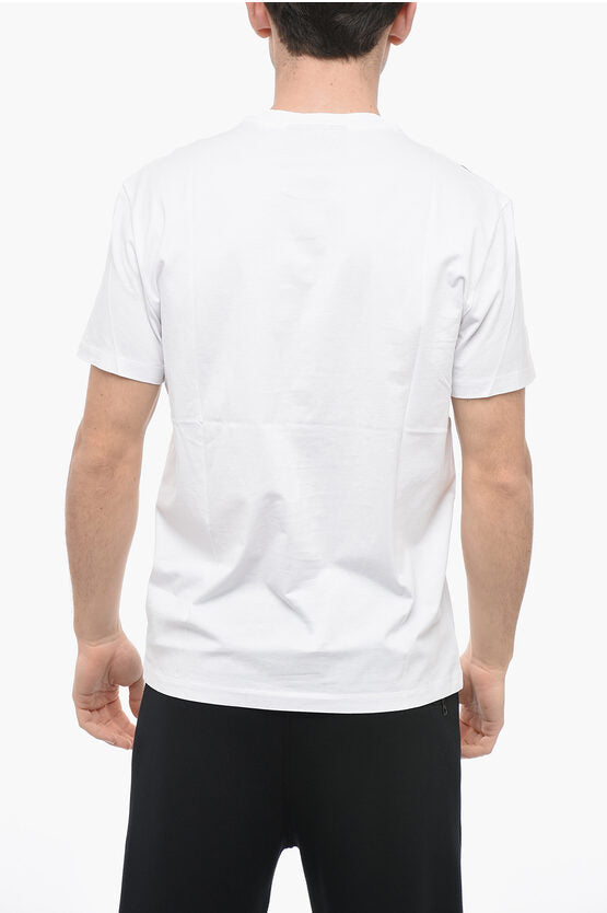 クルー ネック ハーフ サンダーボルト コットン Tシャツ