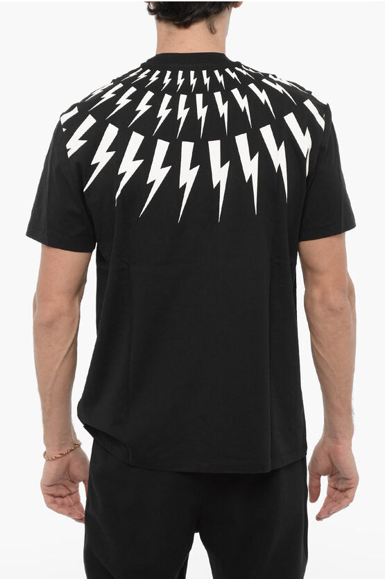 スリム フィット サンダーボルト クルーネック Tシャツ