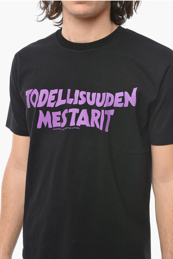 クルーネック Tシャツ ウィズ コントラスティング プリント