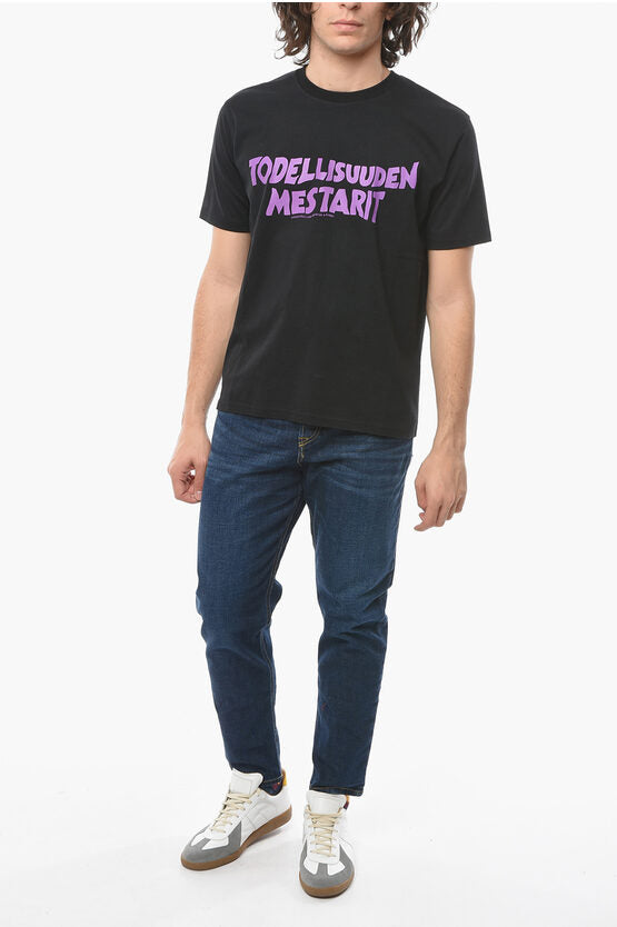 クルーネック Tシャツ ウィズ コントラスティング プリント
