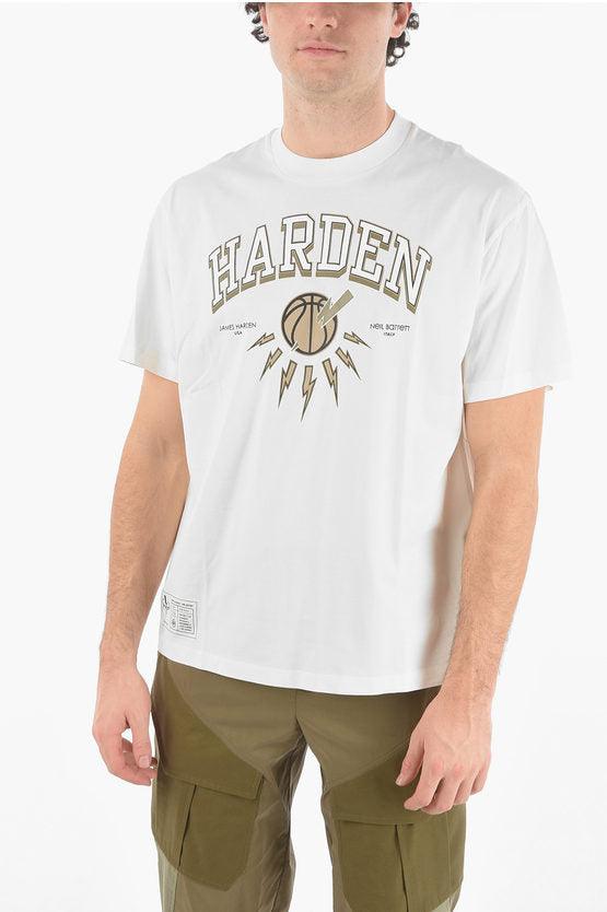 ジェームス ハーデン ニール バレッタ クルー ネック プリント ロゴ Tシャツ