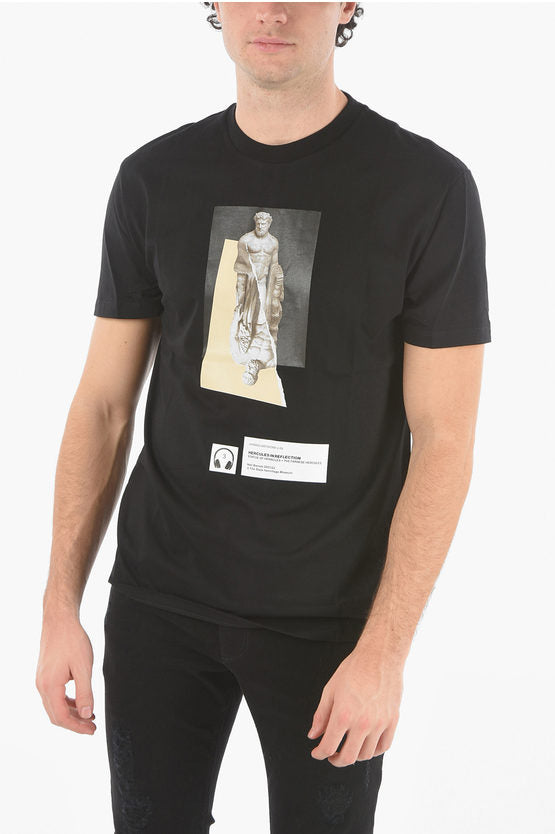 コットン イン プリント Tシャツ