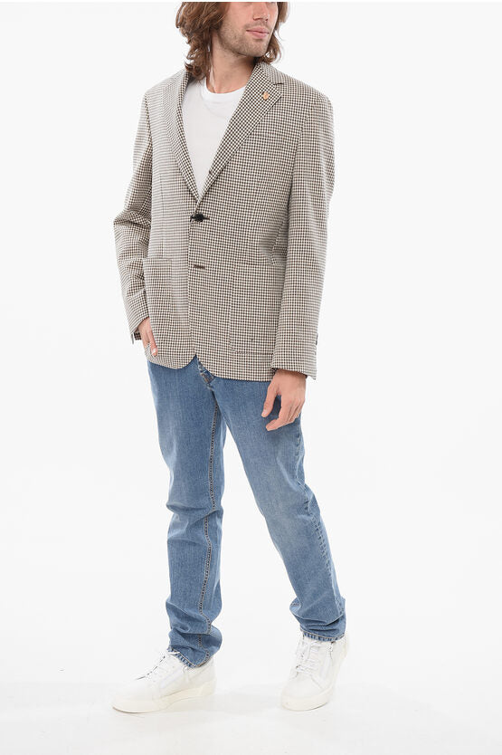 Corneliani/コルネリアーニ｜サークル 裏地なし チェック ウール