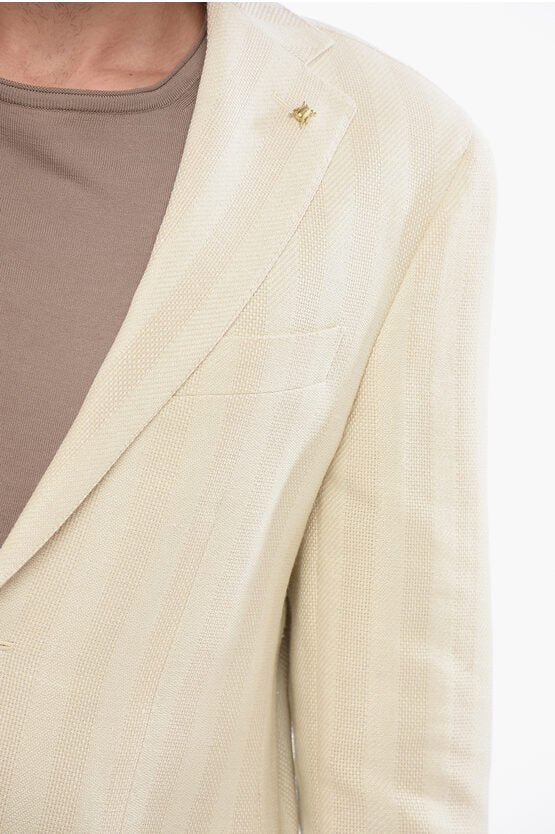 CC コレクション ストライプ モチーフ リファインド ブレザー