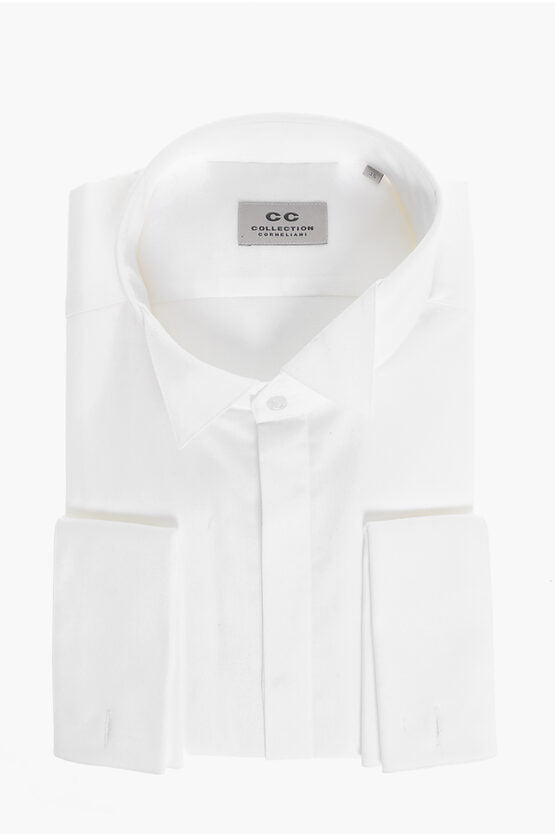 CC コレクション ストレッチ コットン シャツ