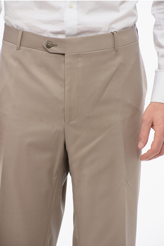 クール ウール パンツ ウィズ ベルト ループ
