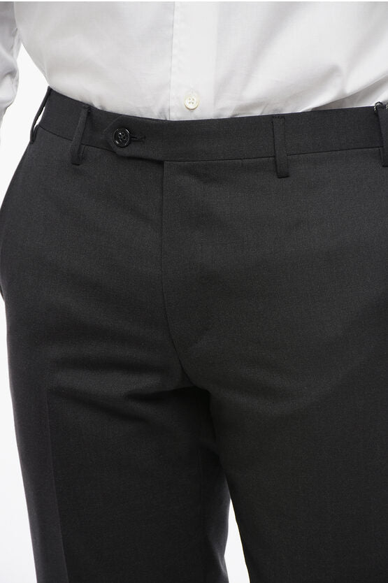 クール ウール パンツ ウィズ ベルト ループ