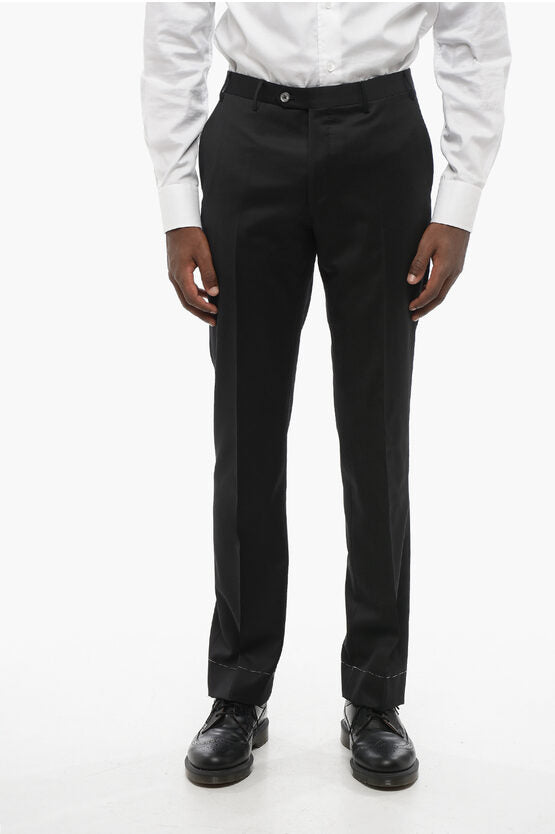Corneliani/コルネリアーニ｜ヴァージン ウール リーダー パンツ