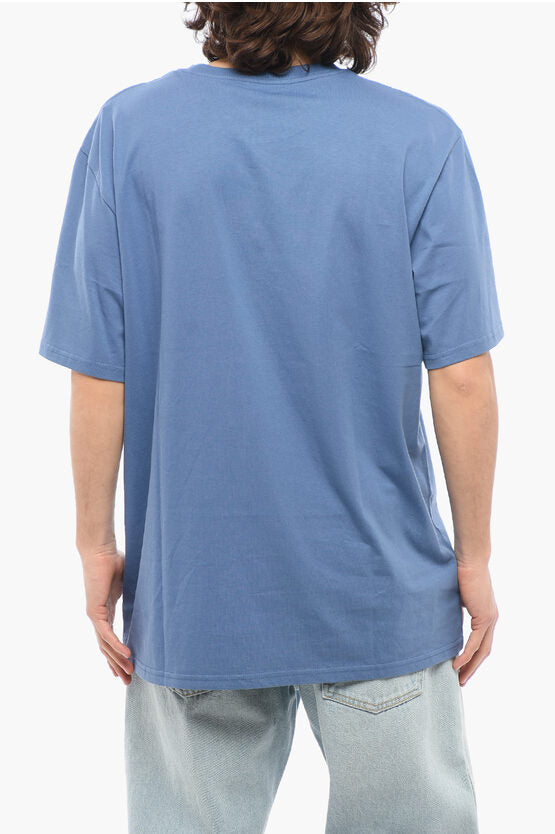 コットン クルーネック Tシャツ ウィズ ブレスト ポケット