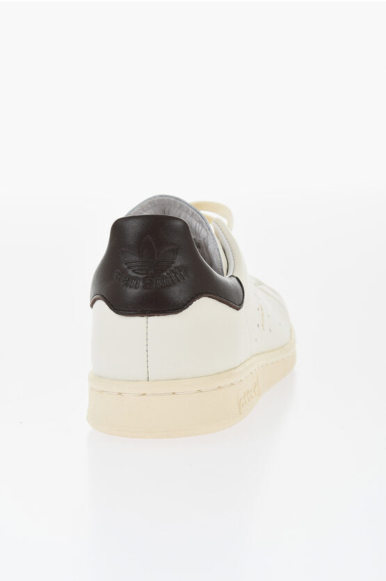 レザー STAN SMITH スタン スミス ローカット スニーカー ウィズ ゴールデン エフェクト ロゴ