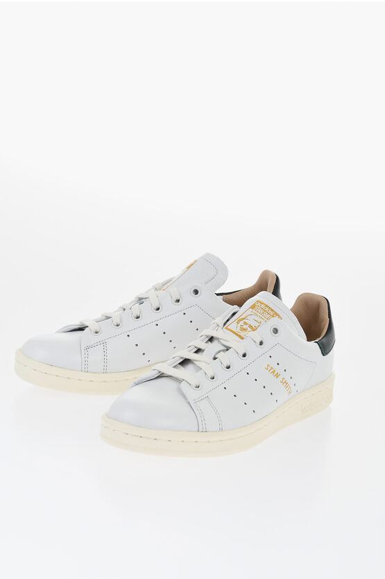 レザー STAN SMITH スタン スミス ローカット スニーカー ウィズ ゴールデン エフェクト ロゴ