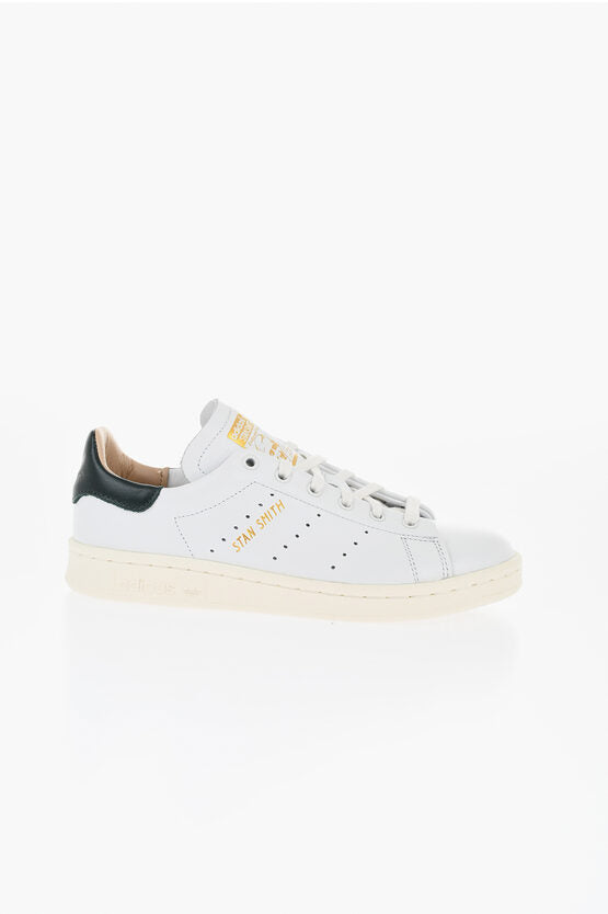 レザー STAN SMITH スタン スミス ローカット スニーカー ウィズ ゴールデン エフェクト ロゴ